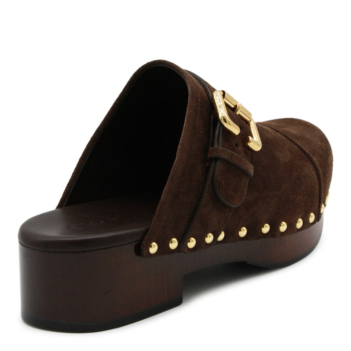 Chloè Sandals - CHOCOLATE BROWN | f03829da1e46bce65e60e6e85481b3a02f16bfb5