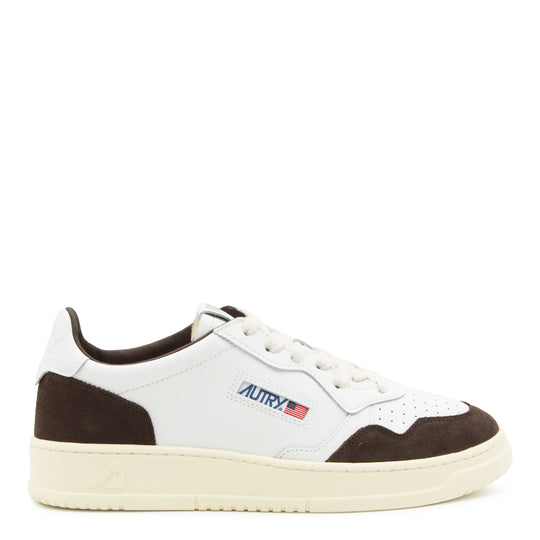 Sneakers White/Mogano