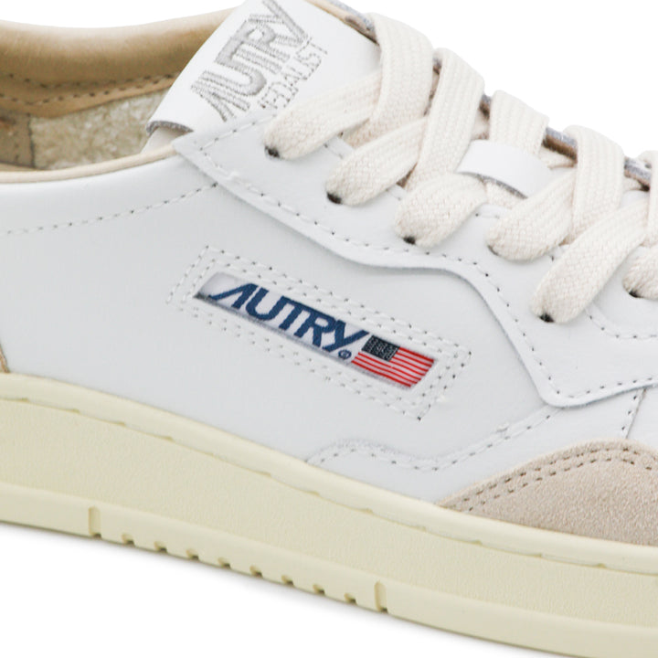 Autry Sneakers - LEAT/SUEDE WHITE/GOLD | 9164a6ac51e40a419724e80e3c60c910ebede2fb