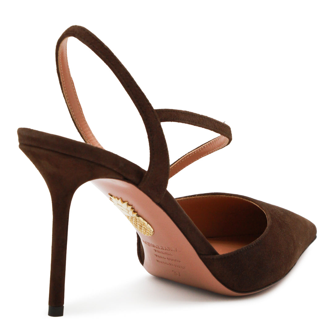 Aquazzura With Heel - ESPRESSO | dcc6a131e07fa34569514a4c3a76c3e3058a85b7