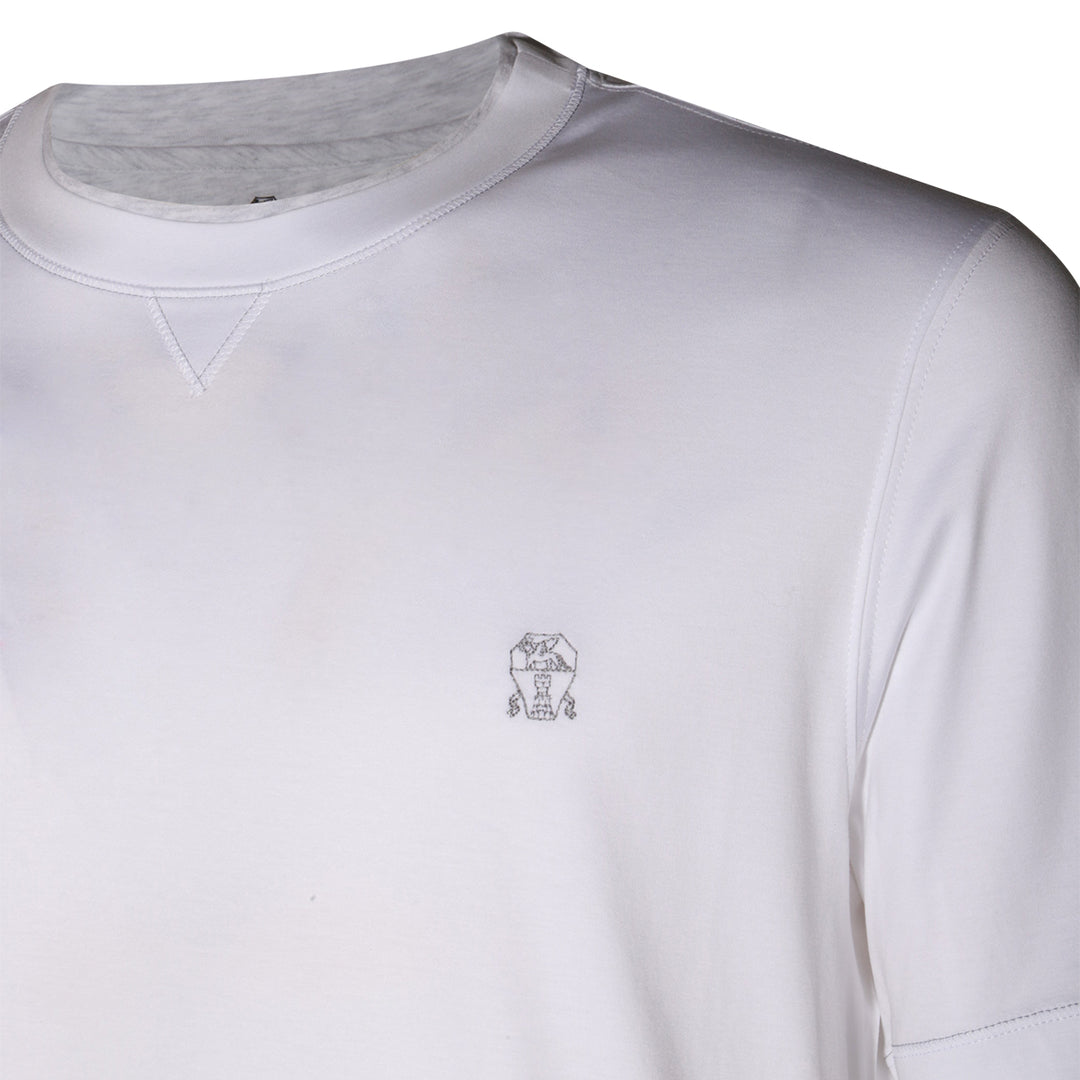 Brunello Cucinelli T-shirts and Polos - WHITE | 054ee2e503705391a31a9f05c9ec6fa8f6888675