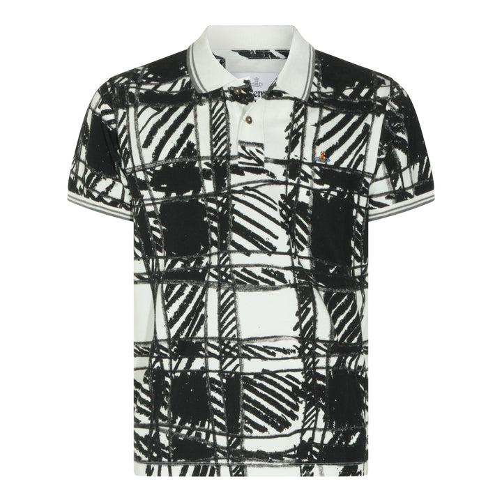 Vivienne Westwood T-shirts and Polos - BLACK SCRIBBLE CHECK | 46074ce2cc7b587f2681b6f922113bb39ee6ea5e