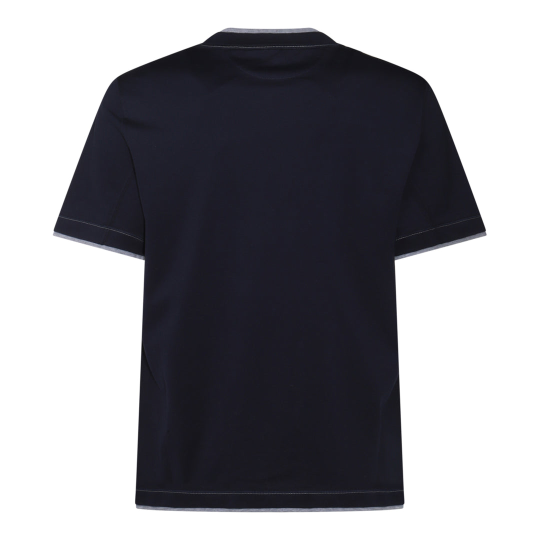 Brunello Cucinelli T-shirts and Polos - NAVY | 0434fbb0258b5693472593c7bc9c627ca08c683f