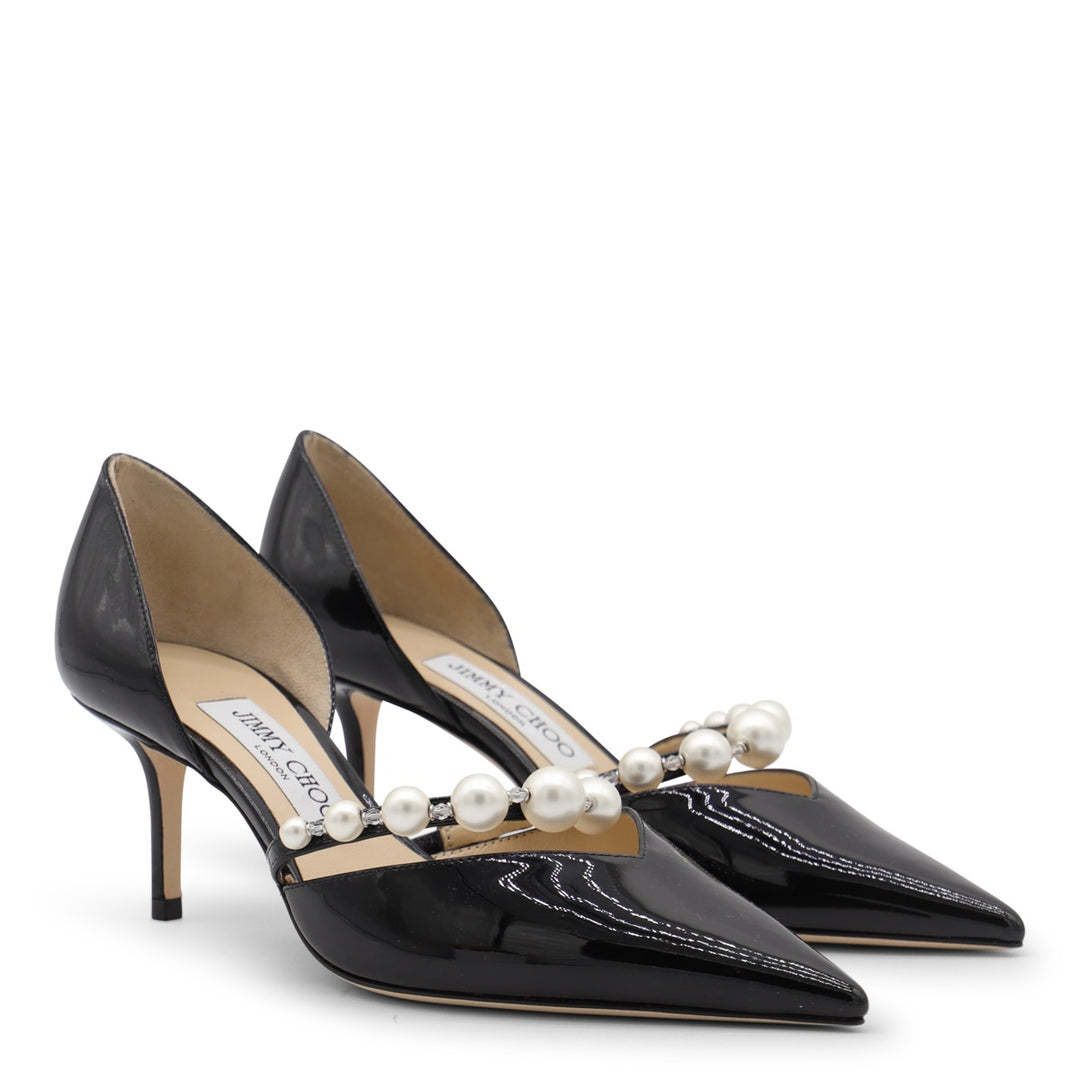 Jimmy Choo With Heel - BLACK/WHITE | 2638726ccf5827d4745a66aa98b1466951de01e2