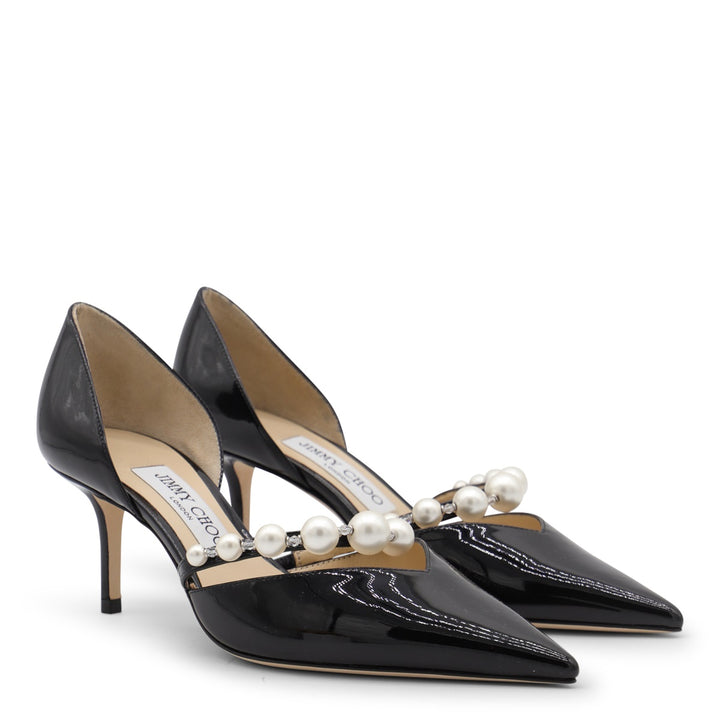 Jimmy Choo With Heel - BLACK/WHITE | 2638726ccf5827d4745a66aa98b1466951de01e2