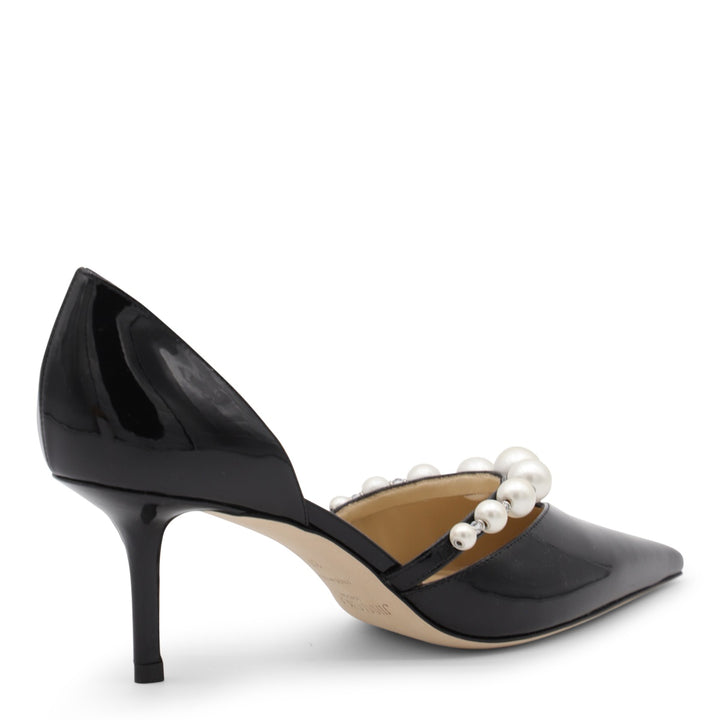 Jimmy Choo With Heel - BLACK/WHITE | 2b1be7269d150fd936314f0dd91df398a3f09a28