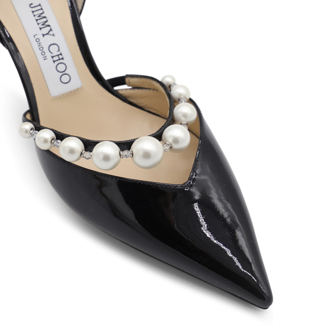 Jimmy Choo With Heel - BLACK/WHITE | 72376c21d8851db2f28afbbb6ab9dd01b2c9f0e7