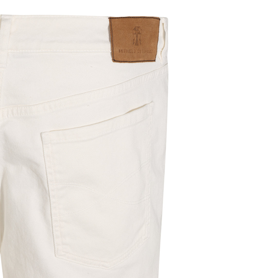 Brunello Cucinelli Jeans - WHITE | ed44328c5aec78055f7ff155b6761118995e0d64