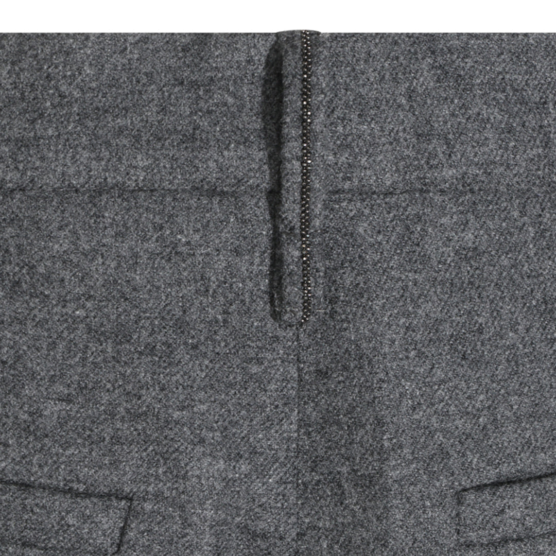 Brunello Cucinelli Trousers - GRIGIO MEDIO | f45e92ab95194f35473cbc2bc692e0291ba95e92