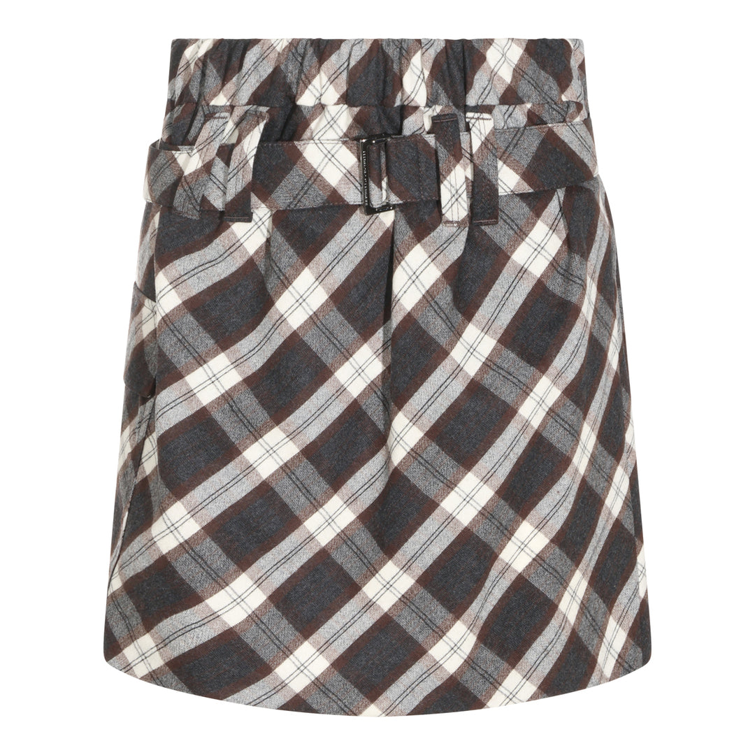 Brunello Cucinelli Skirts - GRIGIO/BROWN/PANAMA | dadca891e0f55bbf16d9c23634a5e3299ab9fe67