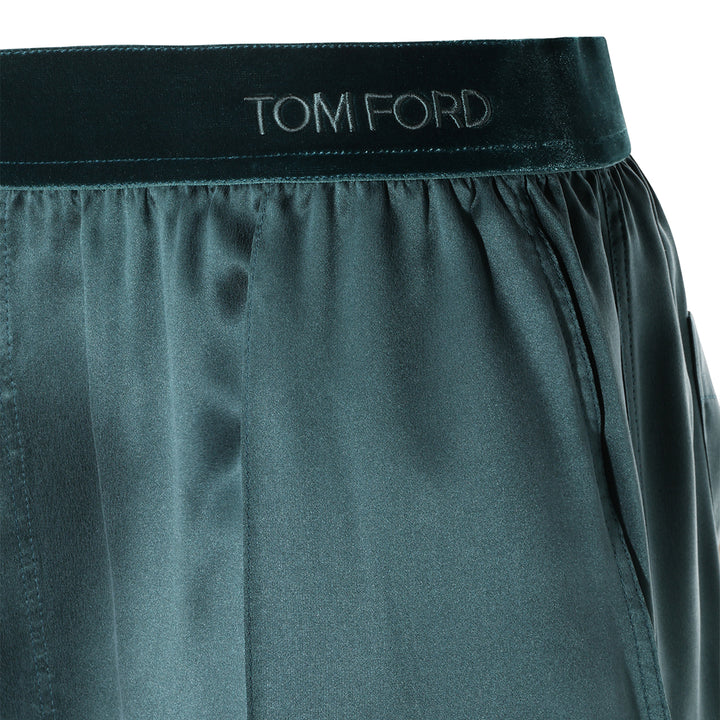 Tom Ford Trousers - TEAL | 96d90665ac512ec6101a37982d649f831359d606