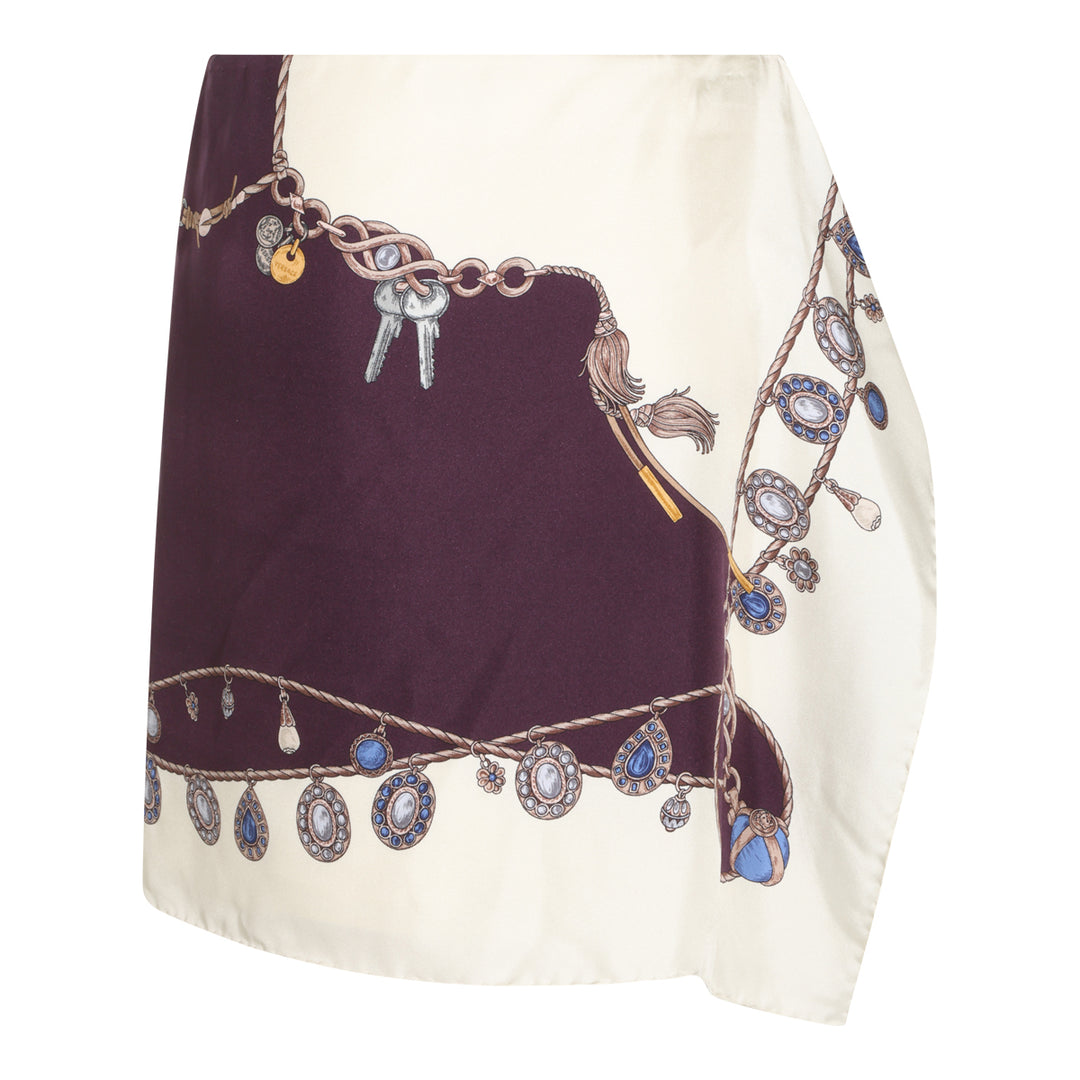 Versace Skirts - BURGUNDY/WHITE/GOLD | 3a5a9b0517a9fea38d5a32a5559765d78fb6f730