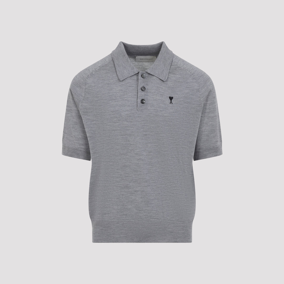 Ami Polo - Grey | 9f5b112fff9f40bc67acbb9fcb98c8773289b494