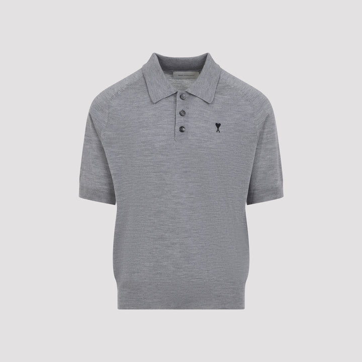 Ami Polo - Grey | 9f5b112fff9f40bc67acbb9fcb98c8773289b494