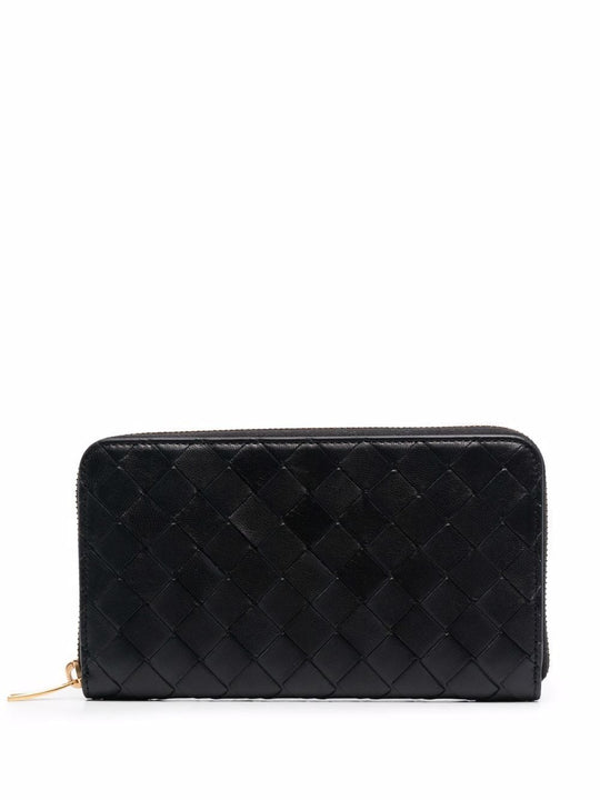 Intrecciato Zipped Wallet
