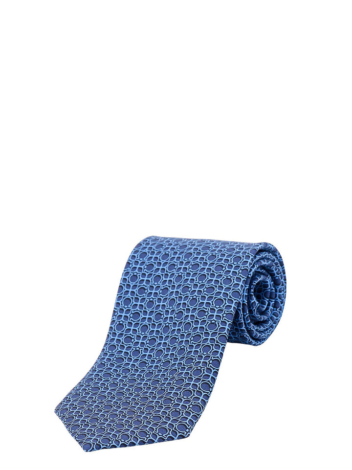 Ferragamo Ties - Blue and green | 860d8c20027f554e25850732aa6119dabe62dd59