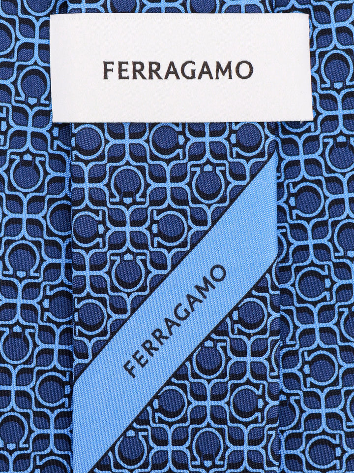 Ferragamo Ties - Blue and green | 6c2175e076e83d8ed37c4eb59cb0880cd4e9bd16