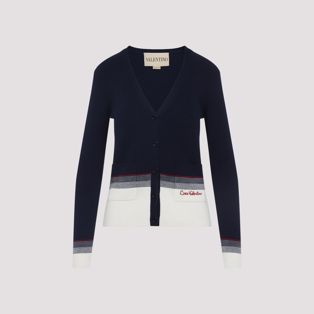 Valentino Cardigan - Blue | 80be5bc9183c17ca4b7fb75f294a1673e9fa81d5