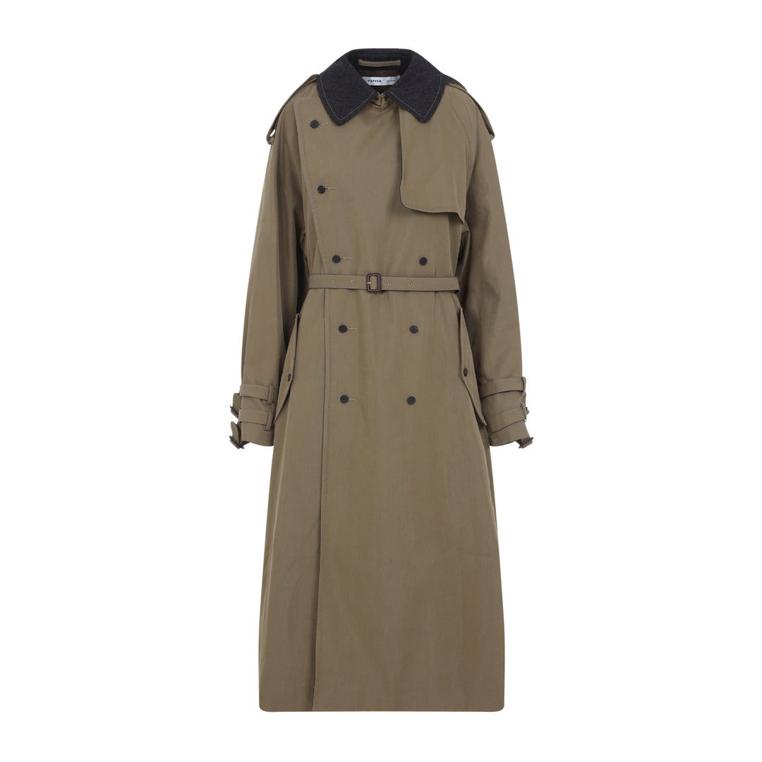 Carven Trench & raincoat - Brown | 253fd3362a68e4392736f531fcd980896a5b6fed