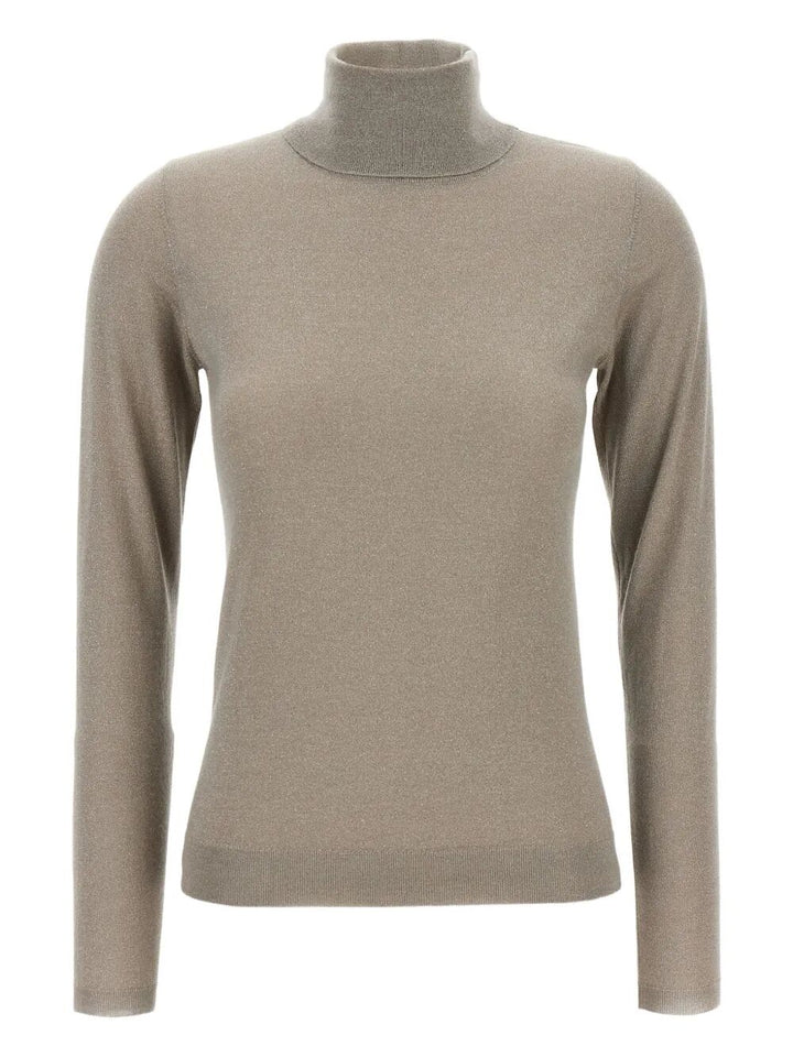 Brunello Cucinelli Turtle neck - Nude & Neutrals | 2171721de17f17cfce35ea1f0fd3044d45287f81
