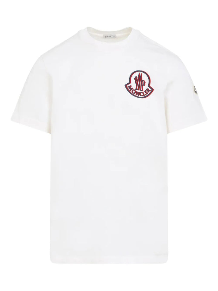 Moncler T-SHIRT - White | c67b567f84a742b20f85cdd5cb1f67ce07a4a1da