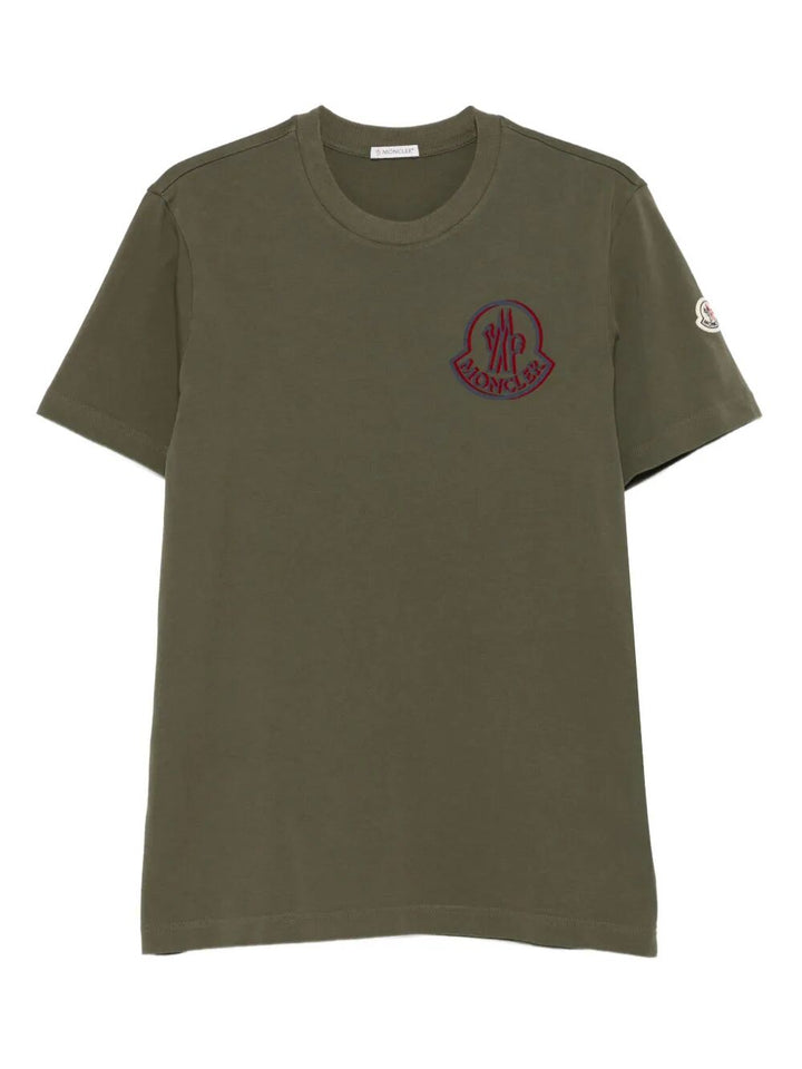 Moncler T-SHIRT - Green | f0688a4056ae2064085bb2a1121cfa928389f69b