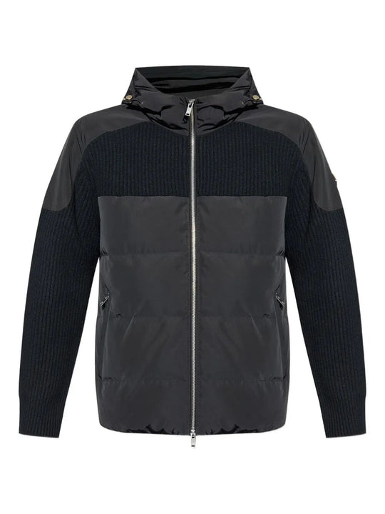 Glenvale Ribbed-Panel Padded Jacket