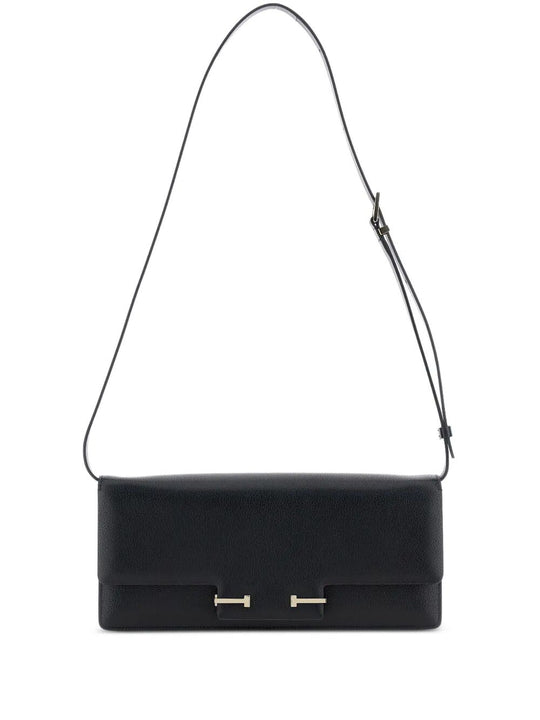 Supple Grain Leather Aube E/W Shoulder Bag