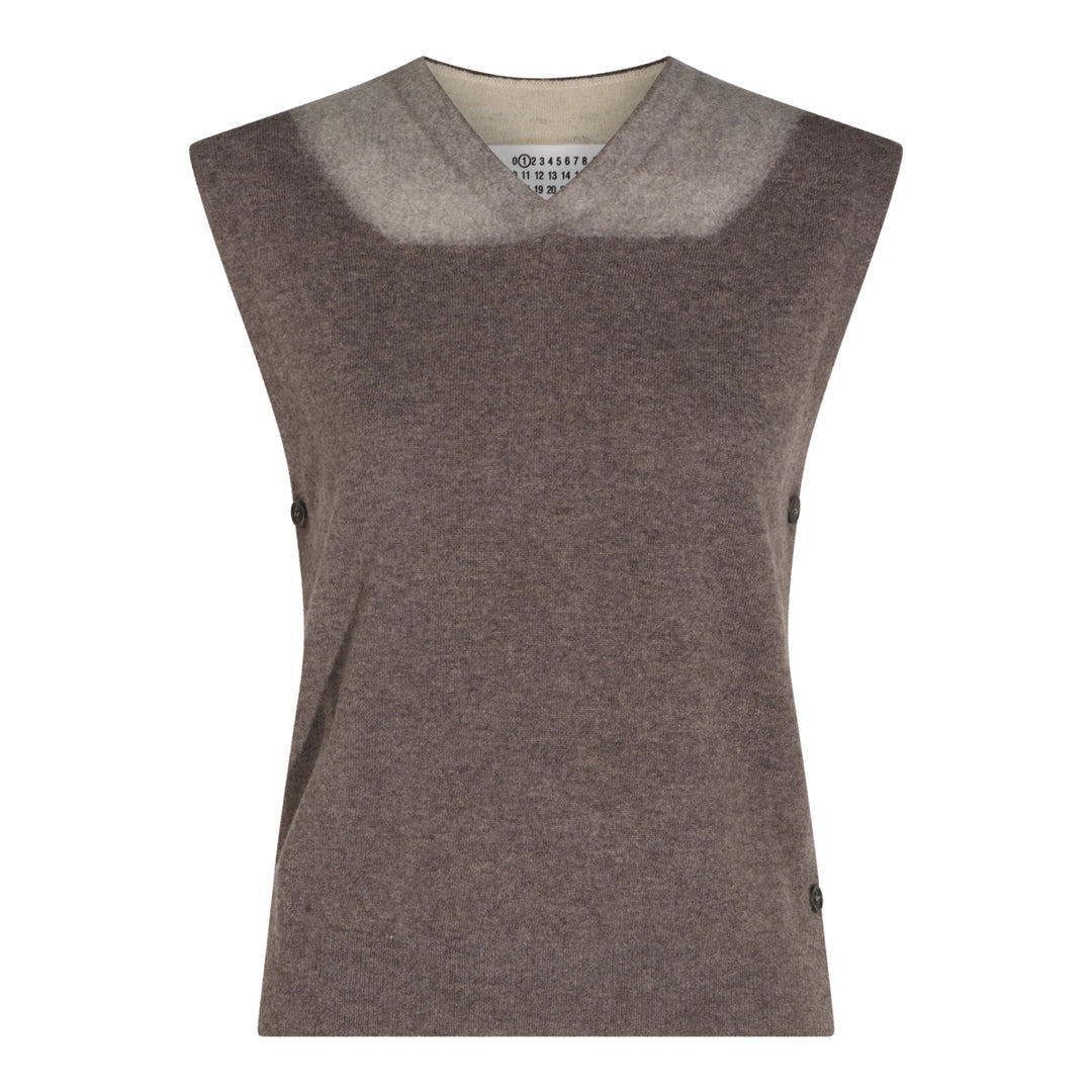 Maison Margiela Sweaters - MUD/ECRU | d0df4ab4903ffb3640e14aa39b18d2b95d4d9ad8