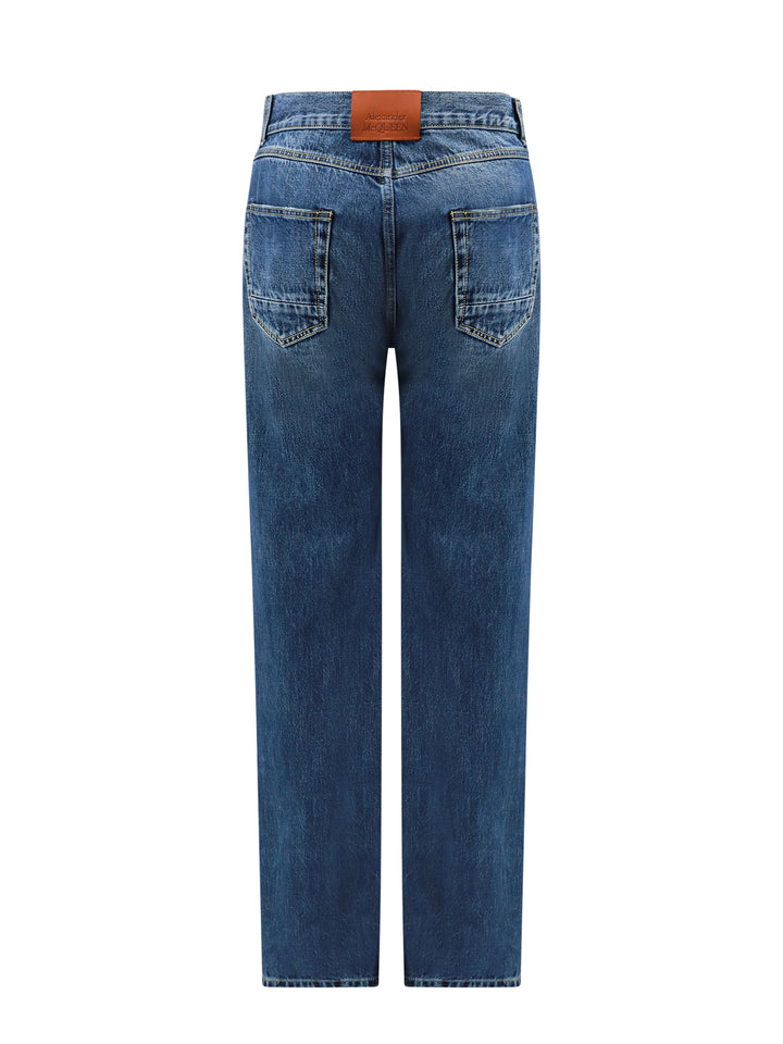 Alexander Mcqueen Jeans - Blue and green | be317273e4a0811e34c9aac1ee39ee2b1b479695