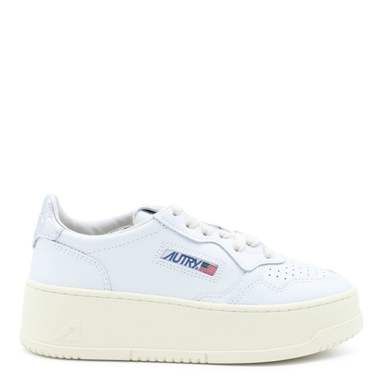 Sneakers Leat/Leat Wht/Silver
