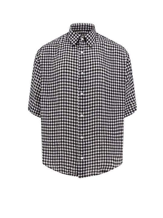 Viscose Shirt With Vichy Motif