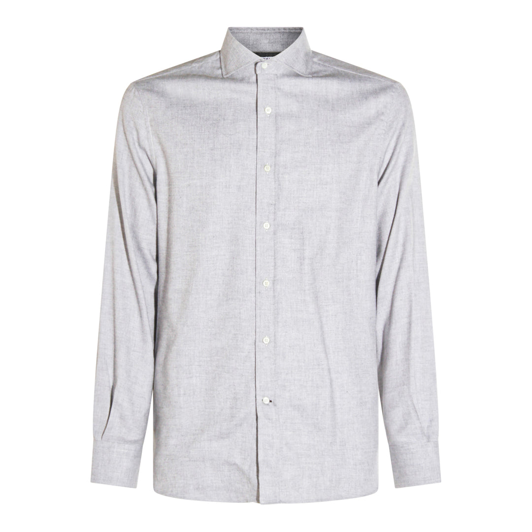 Brunello Cucinelli Shirts - LIGHT GREY | 639aff2c9f708813c248c9f72dab513c61ff0467