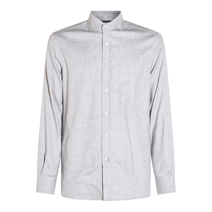 Brunello Cucinelli Shirts - LIGHT GREY | 639aff2c9f708813c248c9f72dab513c61ff0467