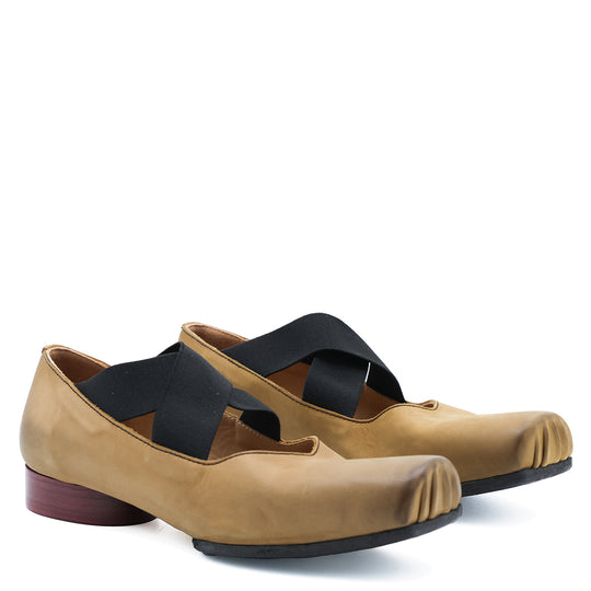 With Heel Mustard / Red