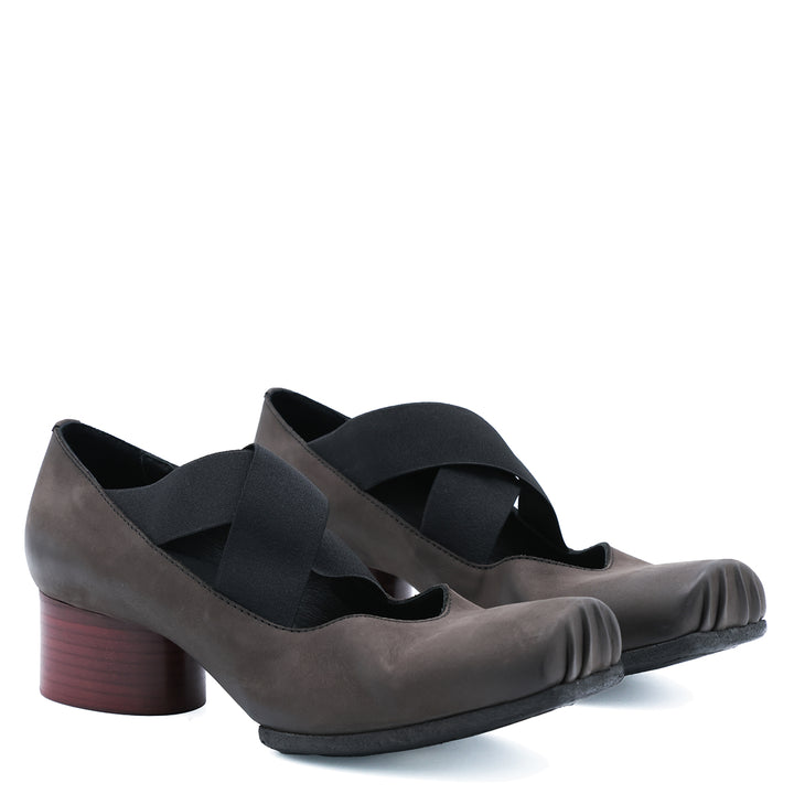 Uma Wang With Heel - BROWN / RED | a51daea3429bd4c017699d81650f02a2b5dc02f2