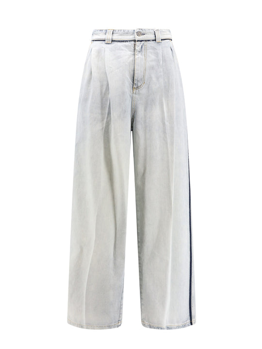 Jeans With Worn-Out Effect