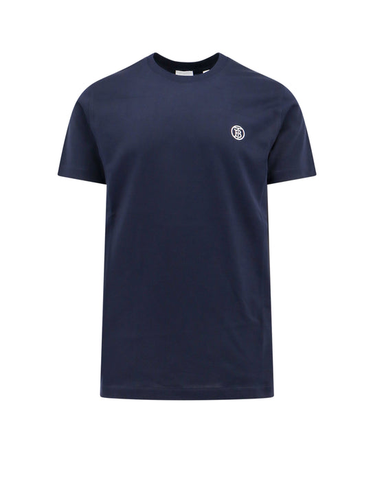 Cotton T-Shirt With Embroidered Monogram