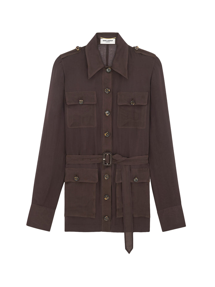 Saint Laurent Dresses - Brown | 8ad54565f8ff131aa8b738f88dac036aa92a245c