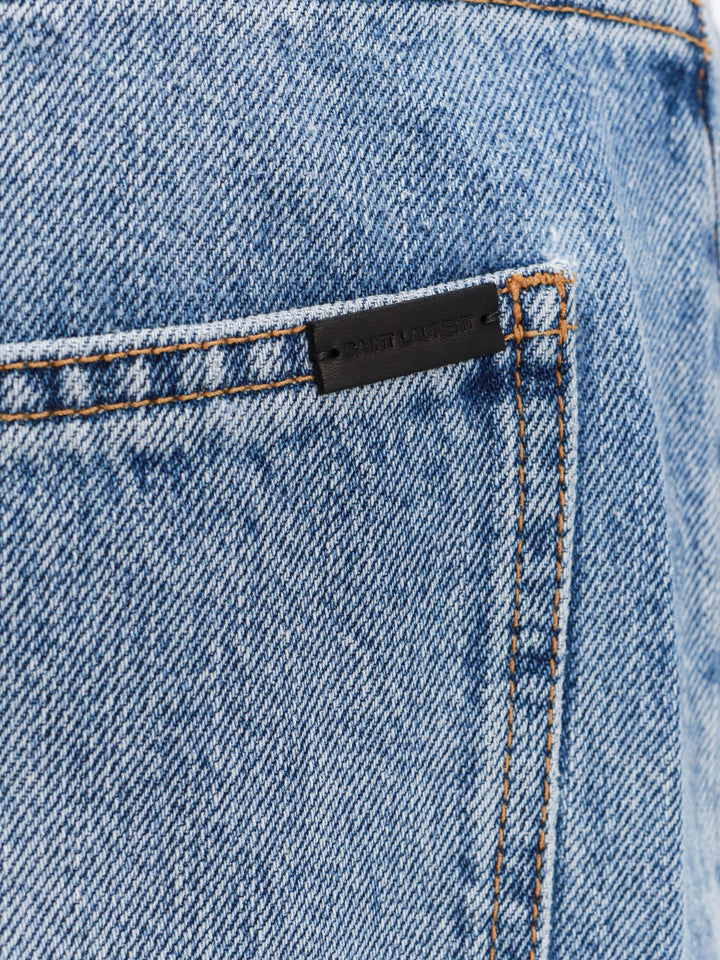 Saint Laurent Jeans - Blue and green | 0f110372c1420a86c6f23de9d6fd3e275efd9381