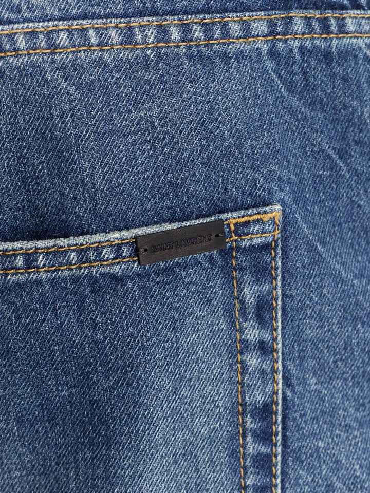 Saint Laurent Jeans - Blue and green | d8e51d38edccec611851be37ffbfb7bf6fe9204d