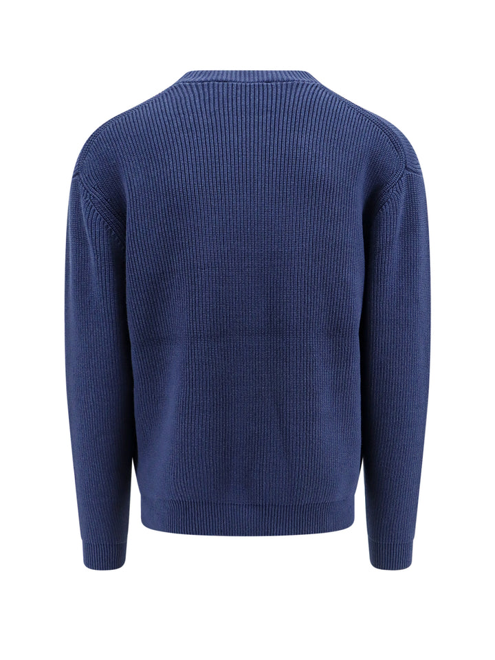 Maison Kitsune' Sweaters - Blue and green | 232f79cce3acacf213f6955ecca235fbfe36f559