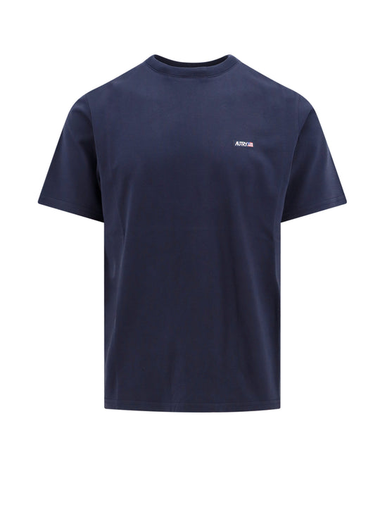 Cotton T-Shirt With Frontal Logo Patch