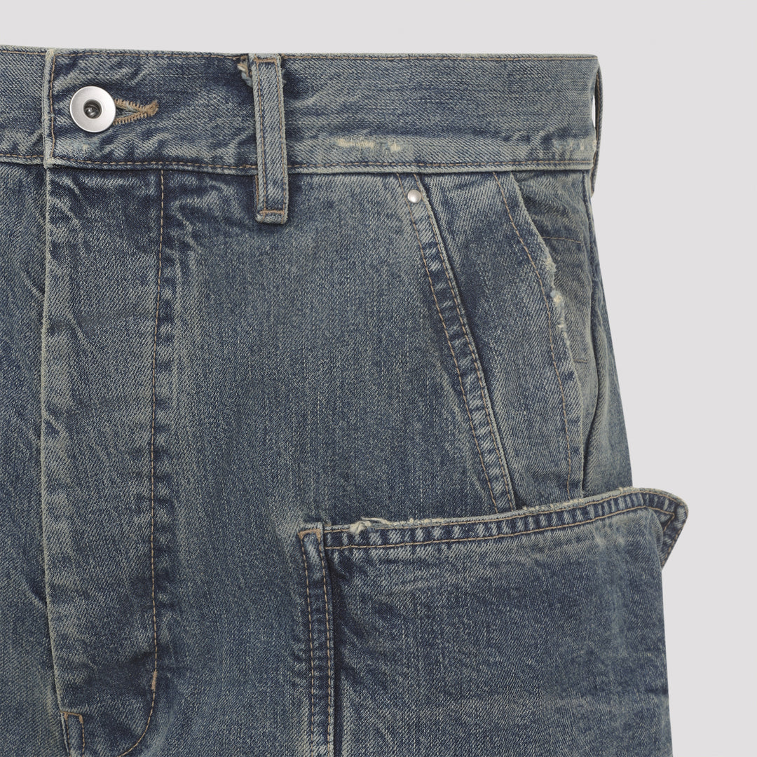 Rick Owens Drkshdw Cargo - Blue | b56e815930a3eba9825ed10dd84b2bc4616441b2