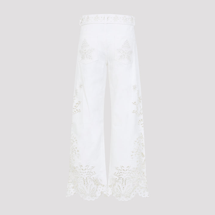 Farm Rio Cropped - White | 1073cca1af662208c0db055d151f1c63929bde84