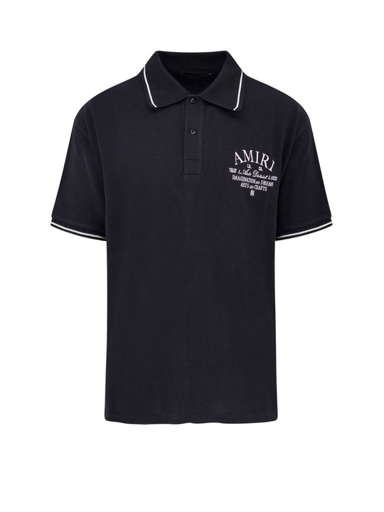 Cotton Polo Shirt With Iconic Print