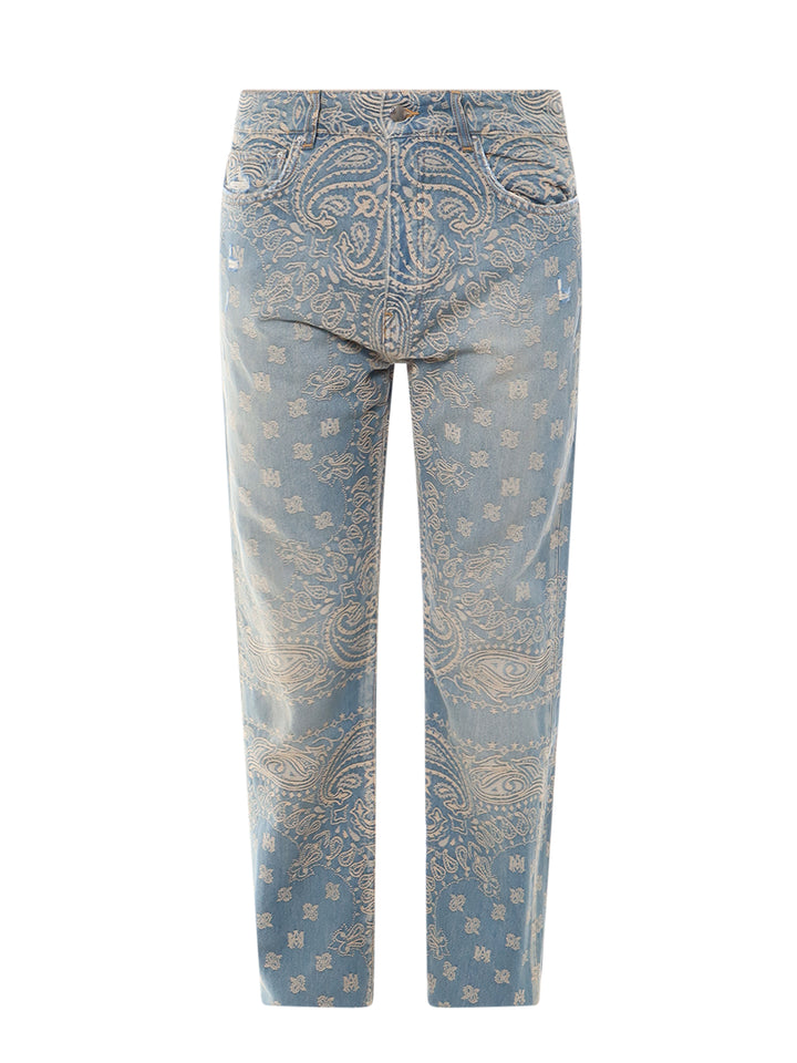Amiri Jeans - Blue and green | 608924fd34fcd8ce9f383e78e5e3bdaed731ebc6