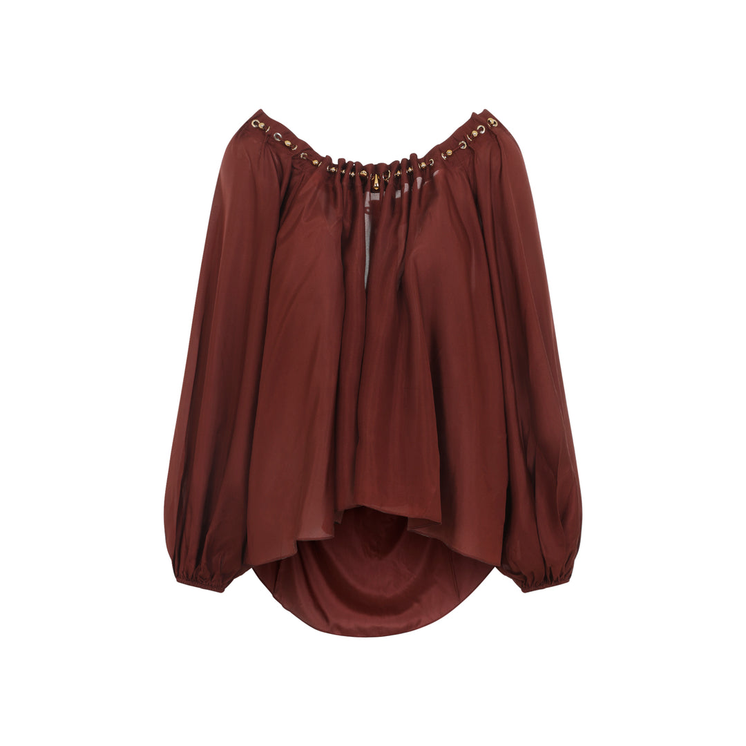 Zimmermann Blouse - Red | a099c502f41aca6e98dca56fd851968b27085287