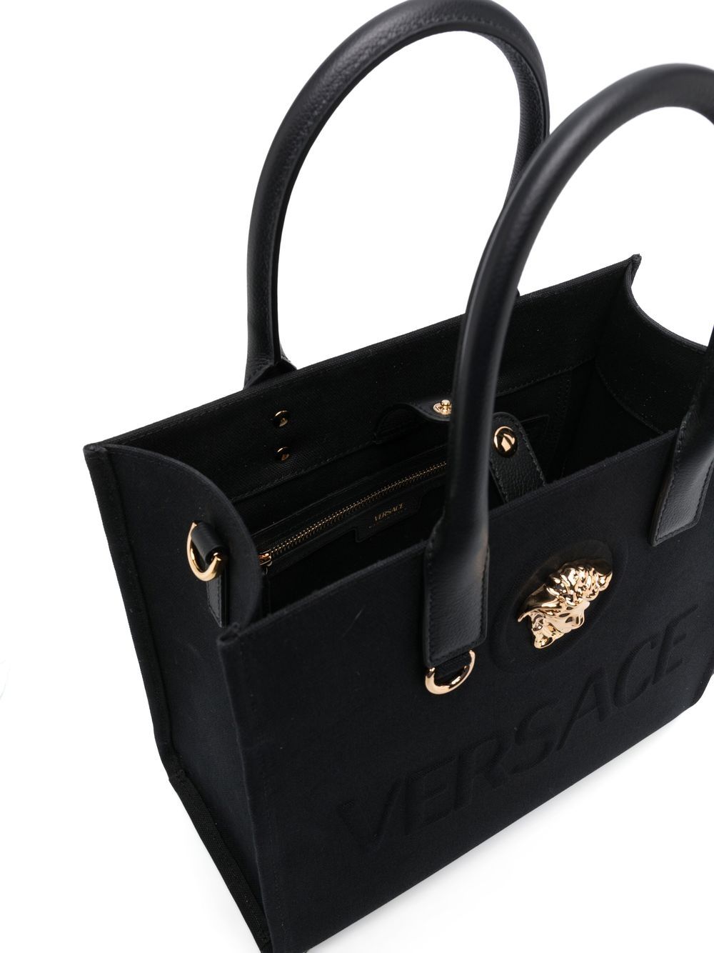 Versace Totes - Black | afb1fd0347fbba16f121a8bf1a5b6537523e490c
