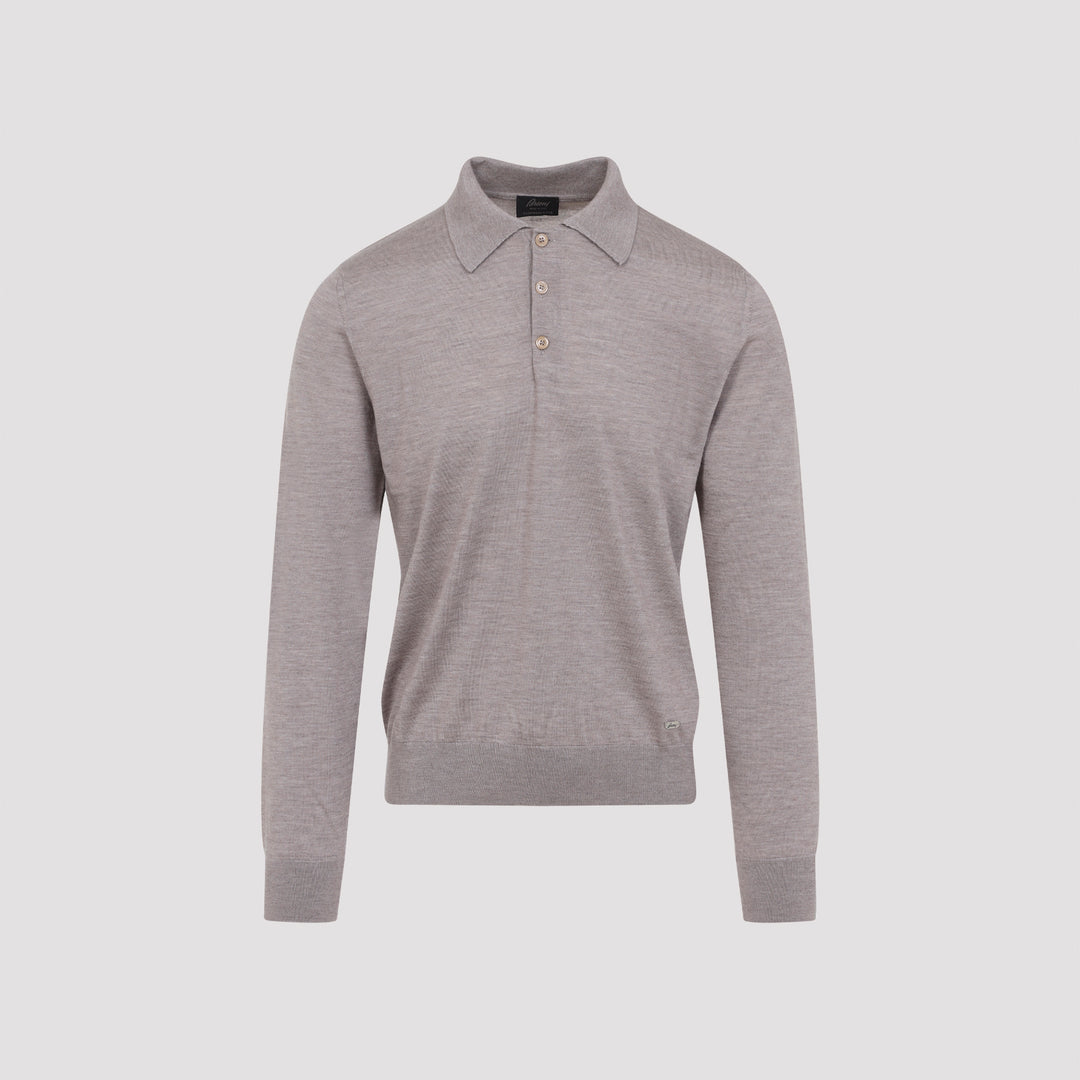 Brioni Polo neck - Nude & Neutrals | 6d35996bfba55b29e2ca87b39221a01cc7e706f7